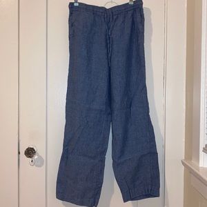Charter Club Blue Linen Pants